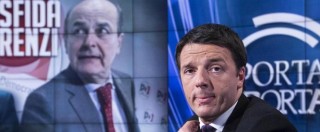 Copertina di Tetto contanti, Bersani: “Renzi non insulti l’intelligenza degli italiani. Chi ha 3mila euro ha sicuramente una carta di credito”