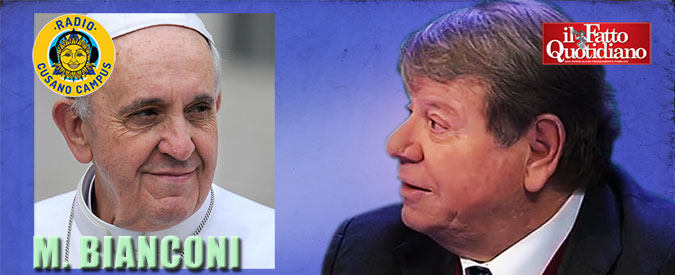Copertina di Maurizio Bianconi: “Papa Francesco? Pericolo pubblico per l’umanità, spero se ne vada presto”