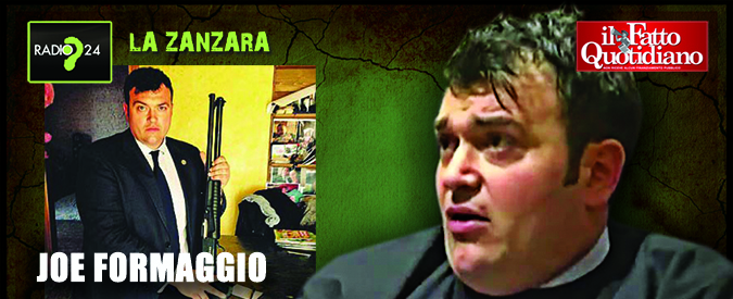 Copertina di Joe Formaggio: “Ladri in casa? Gli faccio esplodere il cervello. La legge della pistola conta”