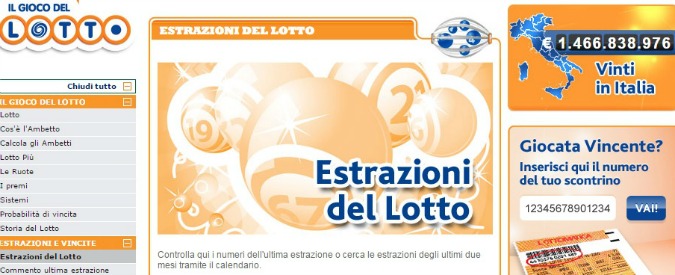 Legge di Stabilità, quel comma ambiguo che spiana la strada al rinnovo del Lotto a Lottomatica