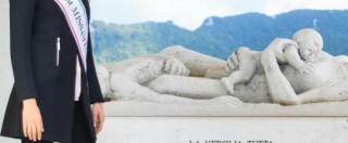 Copertina di Alice Sabatini, miss Italia a Stazzema piange con i superstiti: “Racconterò la vostra storia”
