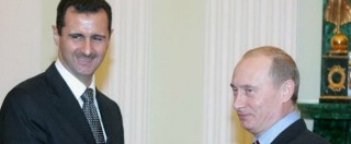 Copertina di Siria, Assad ricevuto a Mosca: “Grazie per i raid”. Putin: “Serve processo politico”