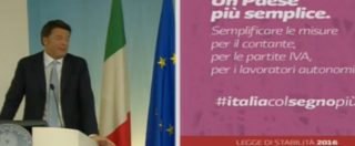 Copertina di Legge di stabilità, Renzi: “Tetto contante a 3000 euro? Grazie a nostre leggi contro corruzione”