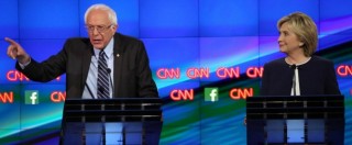 Copertina di Elezioni Usa 2016, confronto tv tra democratici: Clinton la spunta su Sanders