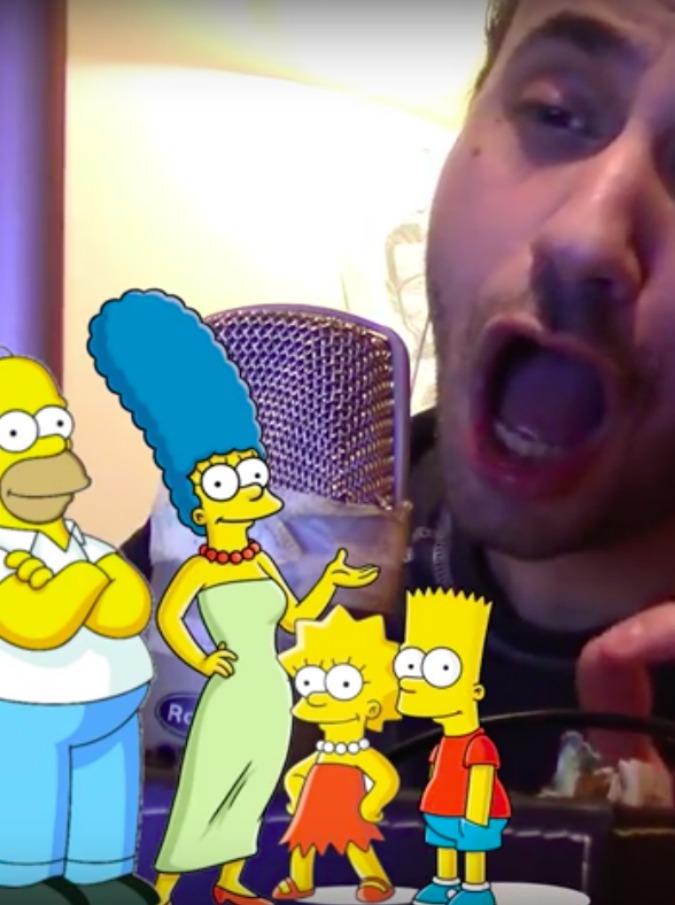 I Simpson cantano Cremonini: il nuovo video di Alberto Pagnotta su YouTube