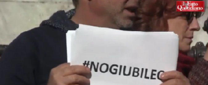 Copertina di No Giubileo, sit-in a Montecitorio: “Roma non è pronta. Pericolo, non opportunità”