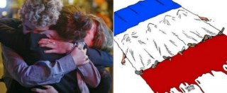 Copertina di Attentati Parigi, #PrayForParis e #FranceUnderAttack: la solidarietà e le reazioni su Twitter il giorno dopo