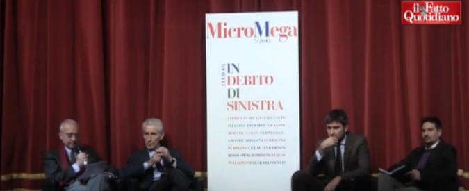 Copertina di Rodotà e Flores D’Arcais: “La sinistra è morta, ora la speranza è M5S. Alternativa valida a Roma”