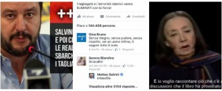 Copertina di Attentati Parigi, Salvini: ‘Buonisti = complici’ . Rivolta su Facebook: ‘Sciacallo’