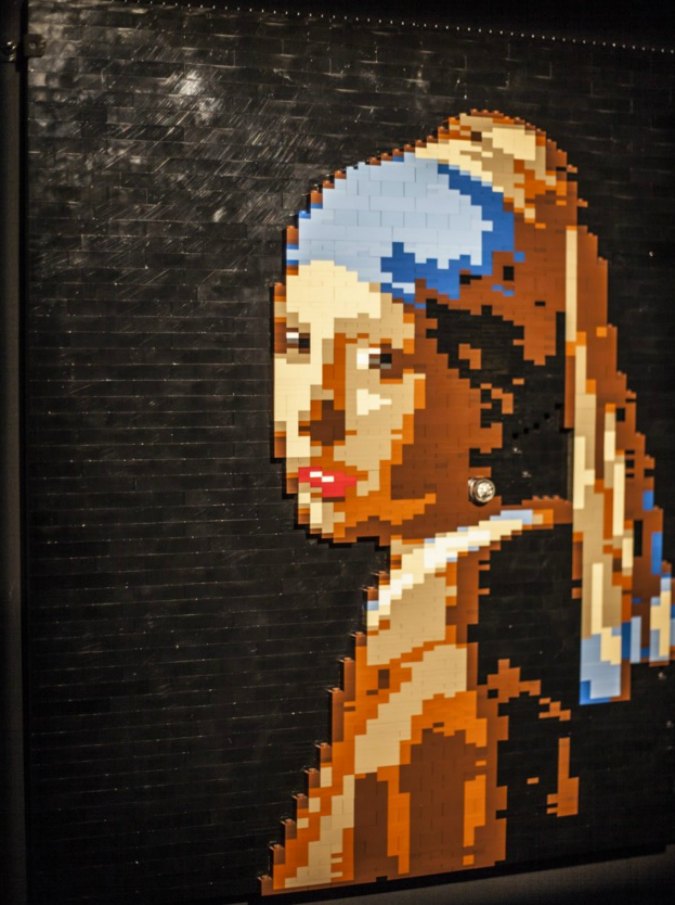 Lego: dalla Monna Lisa al Bacio di Klimt, a Roma le opere d’arte sono fatte di mattoncini (FOTO)