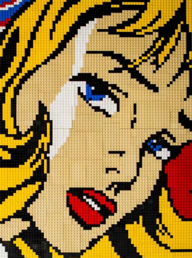 Andy Bauch, l’artista che reinterpreta la cultura pop con i mattoncini Lego: da Lichtenstein a Mondrian