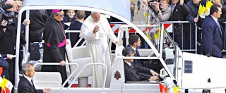 Copertina di Papa Francesco a Prato: “Combattere fino in fondo cancro della corruzione e veleno dell’illegalità”