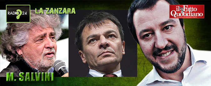 Copertina di Salvini: “Oggi farei accordo pure con Grillo e Fassina. Guccini? Ha detto cazzate, ma resto suo fan”