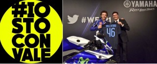 Copertina di Valentino Rossi, a Valencia rimonta impossibile? Non per i tifosi #iostoconVale