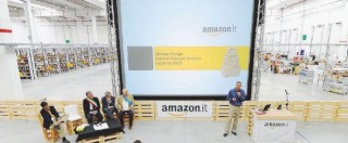 Copertina di Amazon, a Piacenza magazzini aperti al pubblico per rifarsi una reputazione