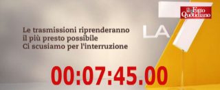 Copertina di La Gabbia, black out in “diretta” per 8 minuti durante l’intervista a Bisignani. Poi le scuse de La7