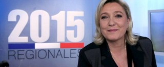 Copertina di Elezioni Francia 2015, il Front National di Marine Le Pen vincente nei sondaggi. Ma l’incognita è il ballottaggio