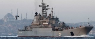 Copertina di Tensione fra Mosca e Ankara: navi militari russe costringono mercantile turco a cambiare rotta nel Mar Nero