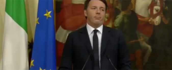 Copertina di Conferenza stampa di fine anno del premier Renzi: guarda la diretta