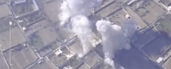 Copertina di Siria, ecco il video dell’uccisione del leader dei ribelli in un raid russo