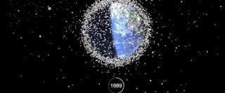 60 anni di spazzatura spaziale in un’animazione 3D. Ecco come si è ridotto il pianeta