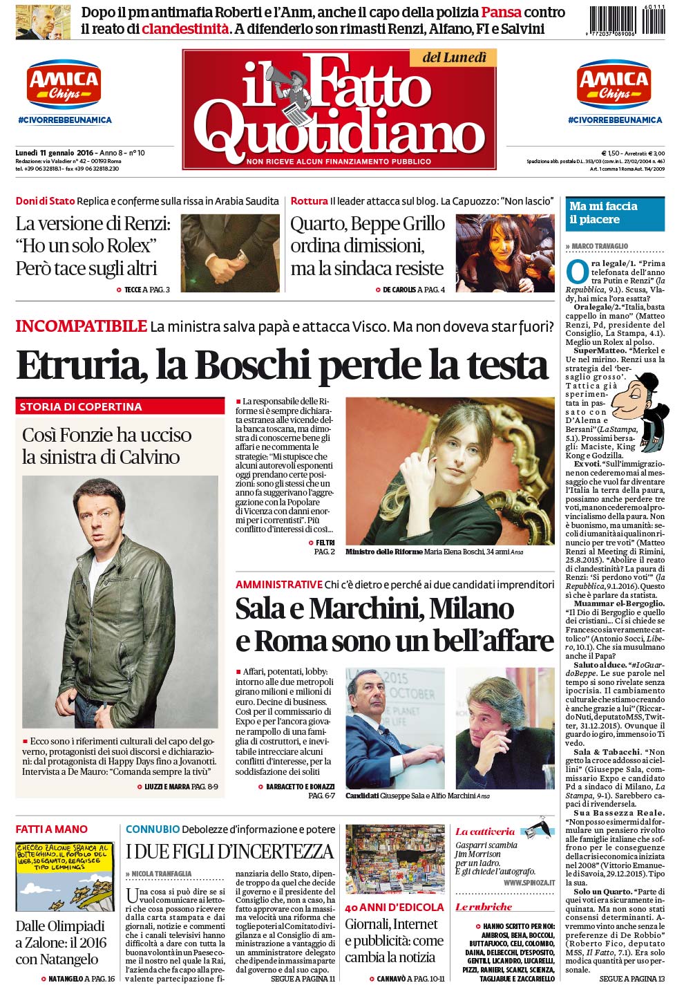 Etruria, la Boschi perde la testa