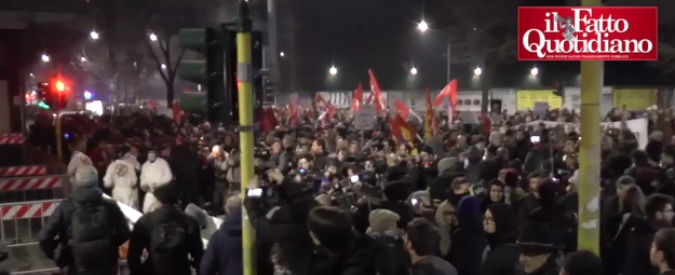 Copertina di Milano, corteo anti Le Pen. Salvini: “Contestatori? Nazisti rossi, amici dell’Islam e problematici”