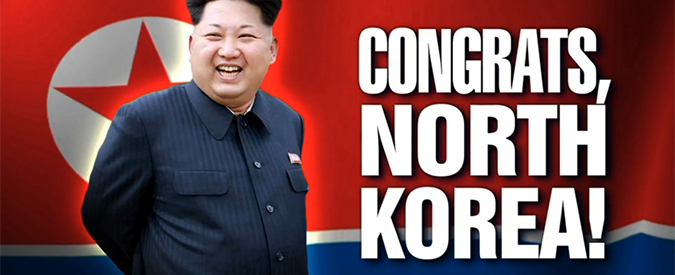 Nord Korea, il vox della Abc è esilarante: “Bomba H? Complimenti per aver realizzato i vostri sogni”
