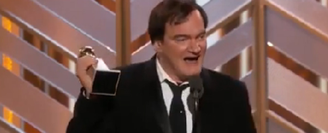 Golden Globes 2016, Tarantino ‘pazzo’ per il premio a Morricone: “Lui è al pari di Mozart. Grazie Ennio”