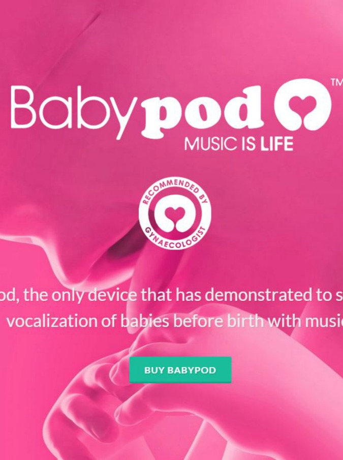 Babypod, così le future mamme possono far ascoltare musica ai loro figli attraverso la vagina