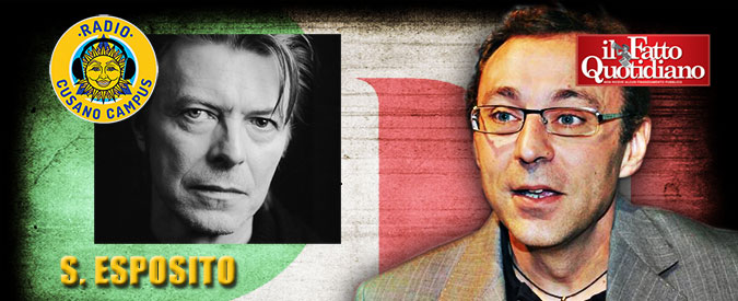 Copertina di David Bowie, Esposito (Pd): “A un suo concerto mi feci le canne. Un mio amico coltivava erba”