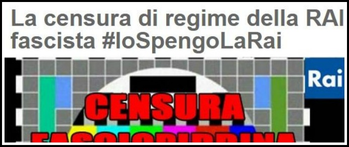 Rai, Grillo: “E’ una televisione fascista, censura notizie scomode per il governo”