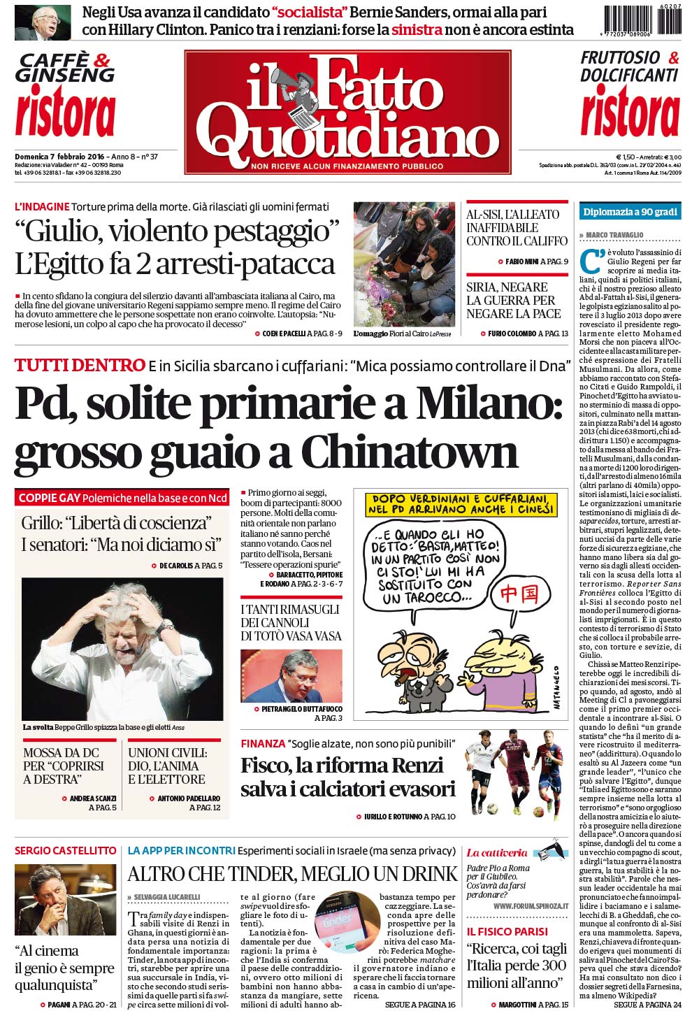 Pd, solite primarie a Milano:  grosso guaio a Chinatown