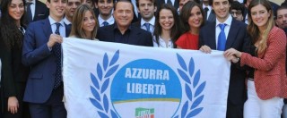 Copertina di Forza Italia, i giovani di “Azzurra Libertà” se ne vanno: “Traditi da Berlusconi”