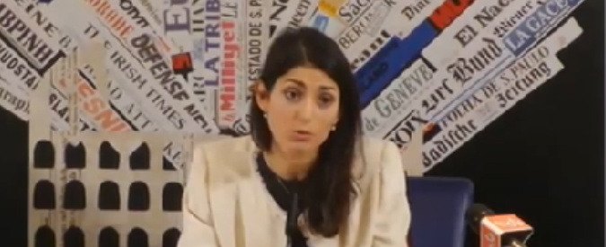 Copertina di Virginia Raggi (M5S): “Roma violentata da vecchia politica. Studio Previti? Facevo i giri di cancelleria”