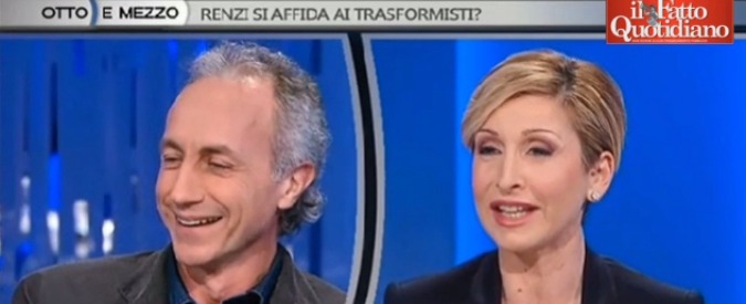 Copertina di Travaglio vs Bianchi (Ncd): “Ha cambiato casacca 7 volte in 15 anni”. “Sempre rimasta coerente con le mie battaglie”