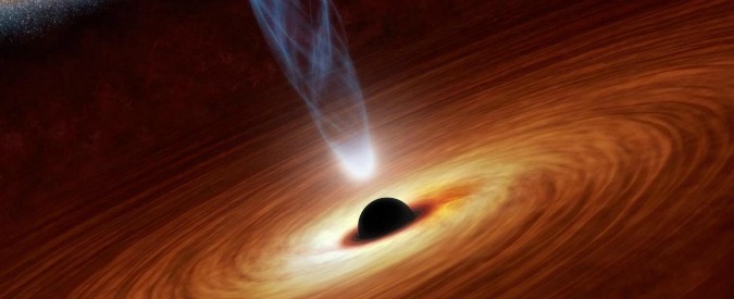 Da buco nero supermassiccio spunta getto di energia e plasma a forma di serpente