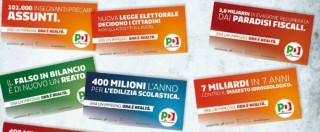 Copertina di Governo Renzi, la pubblicità sui primi due anni (e in vista delle amministrative) pagata con i soldi del Parlamento