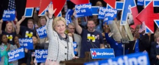 Copertina di Primarie Usa 2016, Hillary Clinton trionfa in South Carolina: travolge Sanders e si prepara al Supertuesday