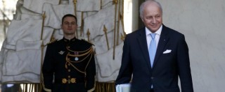 Copertina di Francia, il ministro degli Esteri Fabius si dimette. Sarà a capo del Consiglio costituzionale