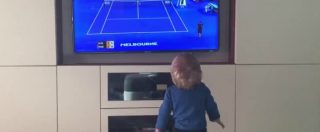 Copertina di Australian Open, a tifare davanti alla tv per il vincitore Djokovic anche il figlioletto che lo chiama “mamma”