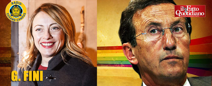 Copertina di Roma, Fini: “Meloni? Una ragazzina che si è montata la testa. Fa ridere”