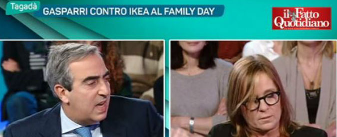 Copertina di Unioni civili, Gasparri (Fi) vs Meli: “Farò flash mob contro Ikea”. “Stupidaggini. Stia zitto”