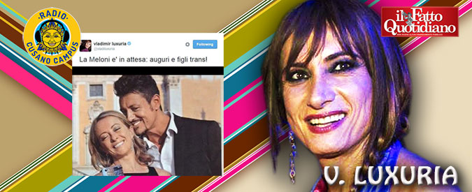 Copertina di Vladimir Luxuria: “Mio tweet su Giorgia Meloni? Era una battuta. Ricevo minacce di morte”