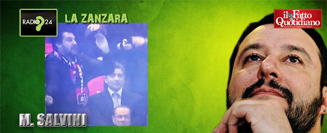 Copertina di Derby, Salvini: “Gesto ombrello? Non sono pentito, ci può stare qualche volgarità”