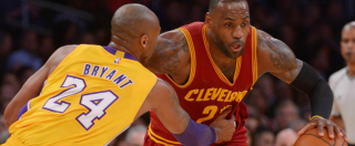 Copertina di Nba, Kobe Bryant contro LeBron James: l’ultimo duello. Vince Cleveland  (VIDEO)