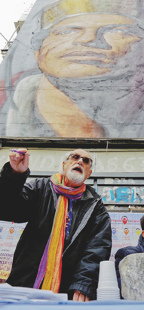 Prete di strada - Padre Alex Zanotelli - Ansa I cattolici che dicono No alla distruzione della Carta