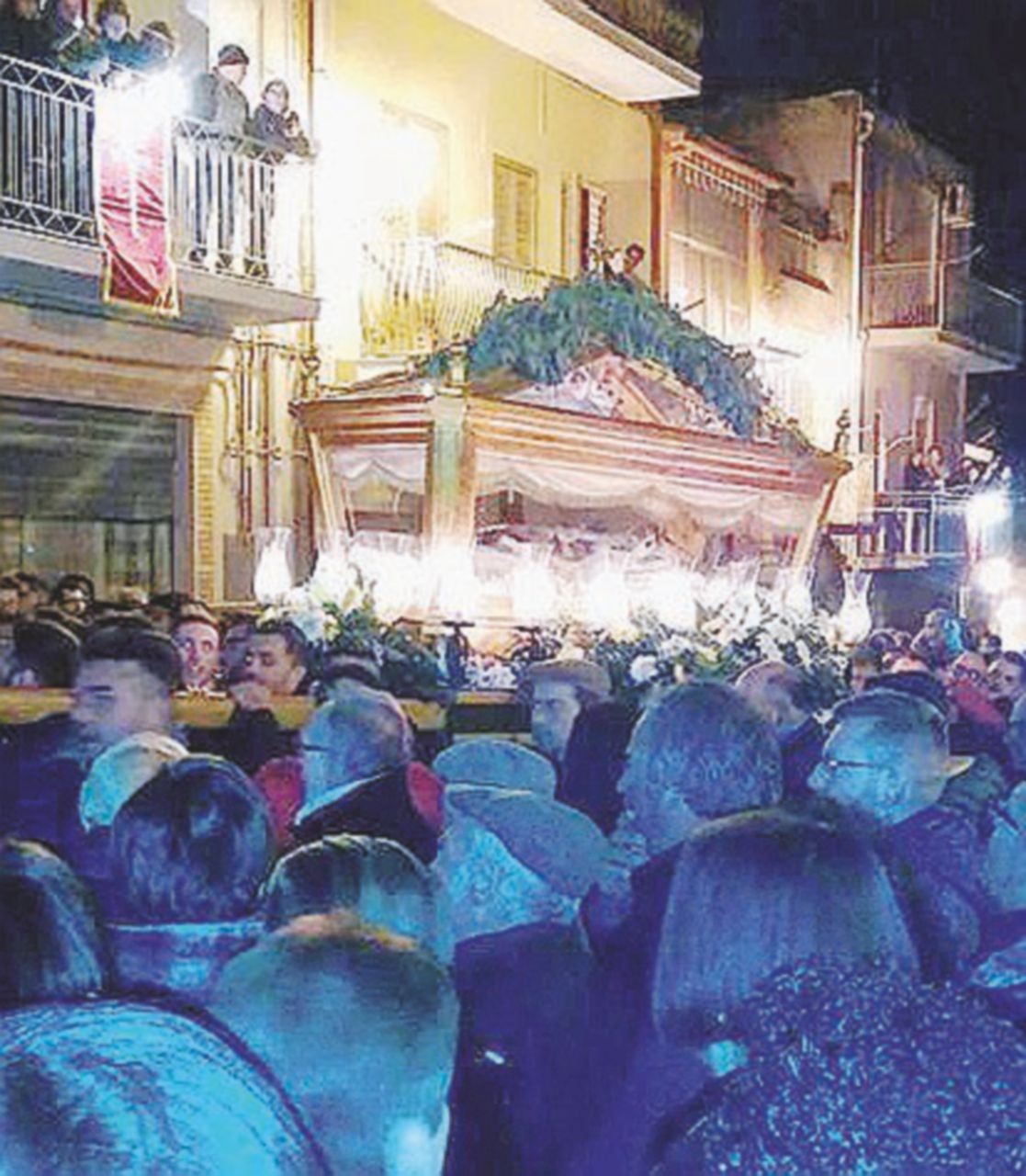 Processione a San Michele - Ansa Il boss ha (di nuovo) la sua processione