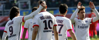 Copertina di Ibrahimovic fa 4 gol e il Psg diventa campione di Francia. E’ il quarto scudetto consecutivo – Video