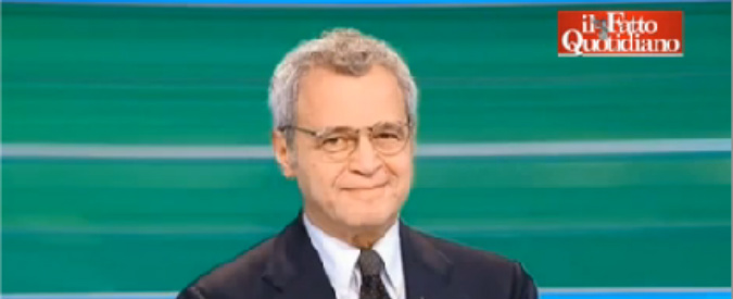 Copertina di TgLa7, Mentana e il servizio su D’Alema che si blocca: “Riportiamolo ai box e passiamo ad altro”